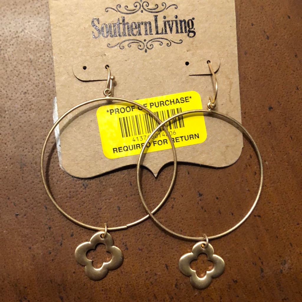 Southern Living Nwt Hoop Earrings